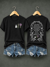 Women's Always Throw Spilled Salt Over Your Left Shoulder Print Casual T-shirt