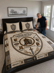 Armor Of God 3-Piece Quilted Bedding Set