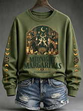 Women's Midnight Margaritas Print Casual Sweatshirt