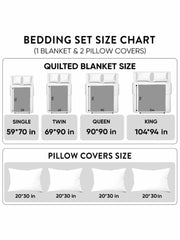 Rustic Stars 3-Piece Quilted Bedding Set