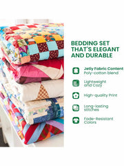 Tie Dye Dreams 3-Piece Quilted Bedding Set