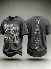 Men's Midnight Margaritas Print Casual T-shirt