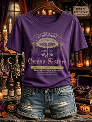 Women's Owens Sisters Apothecary Witch Print Casual T-shirt