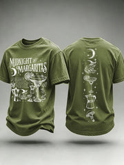 Men's Midnight Margaritas Print Casual T-shirt