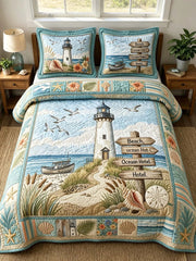 Sea Escape 3-Piece Quilted Bedding Set